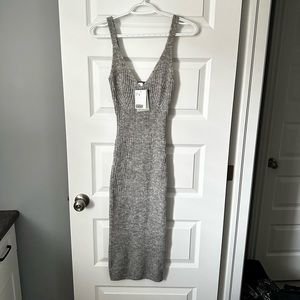 H&M midi Rib knit dress. Size XS. NEW